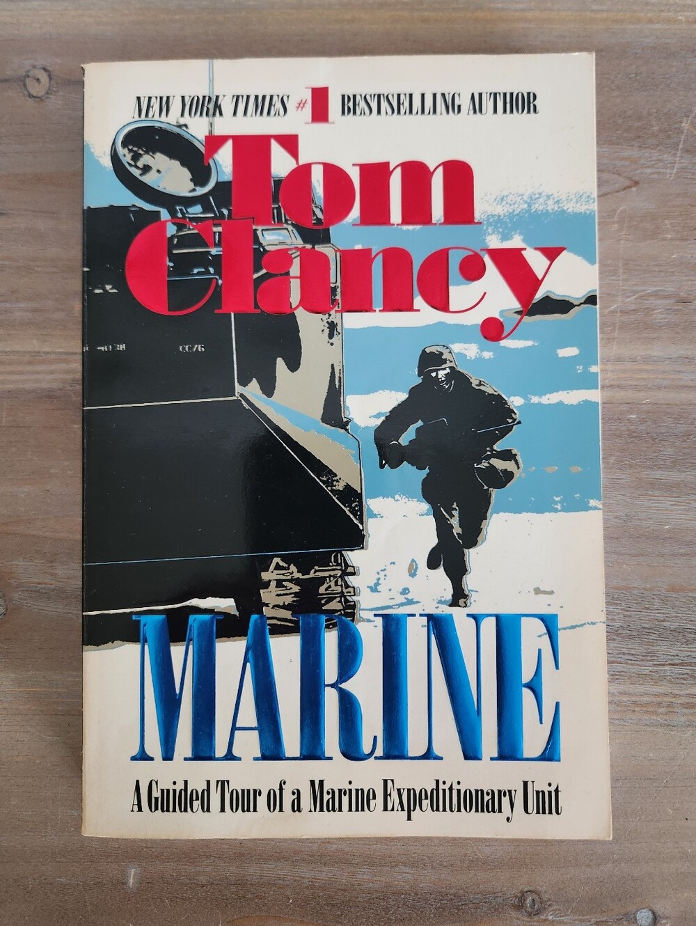 📚 Tom Clancy “Marine” Paperback Book | First Printing 1996 | Military Nonfictio